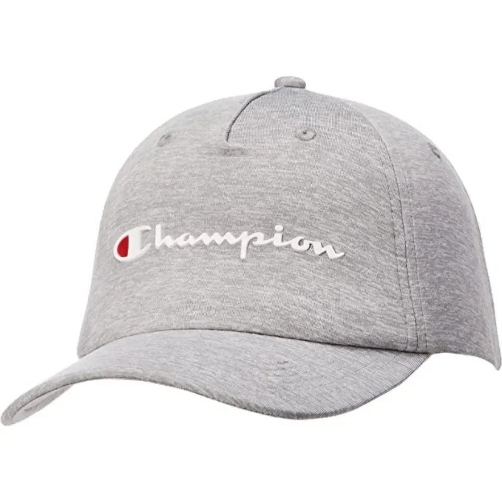 Champion Men's Unisex Gray Adjustable Relaxed Fit Hat Cap - OSFA